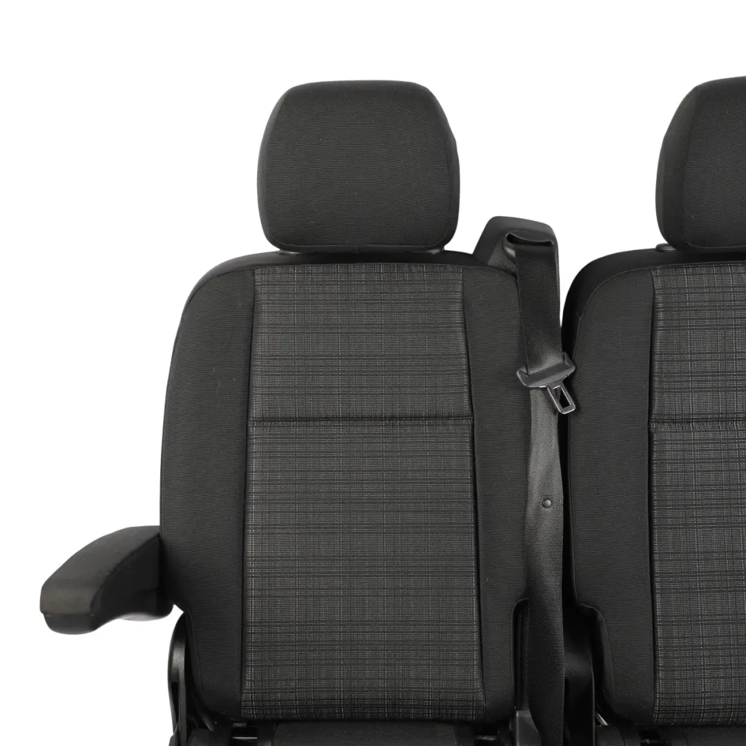 Bench Interior Cloth Fabric Black to Rear Seat Mercedes Vito W447 Double with Part number A4479503702 Rear Seat Mercedes Vito W447 Double Bench Interior Cloth Fabric Black - SKU RHD-A4479503702-1 - Part number A4479503702