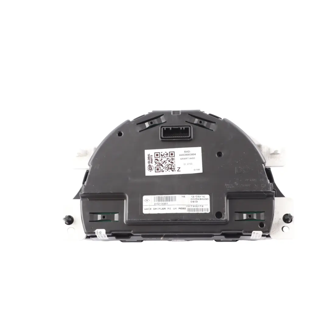 A453 Turbo Automatic Petrol Instrument Cluster Speedo to Smart Fortwo with Part number A4539003804 Smart Fortwo A453 Turbo Automatic Petrol Instrument Cluster Speedo - SKU RHD-A4539003804 - Part number A4539003804