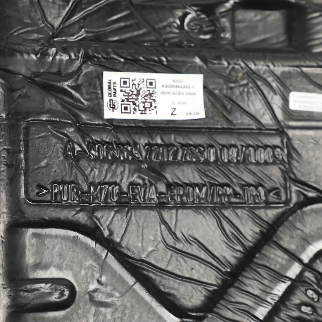 Mercedes W906 Floor Mat Liner Trim Panel Cover Right O/S Driver Side - SKU RHD-A9066842202-1 - Part number A9066842202