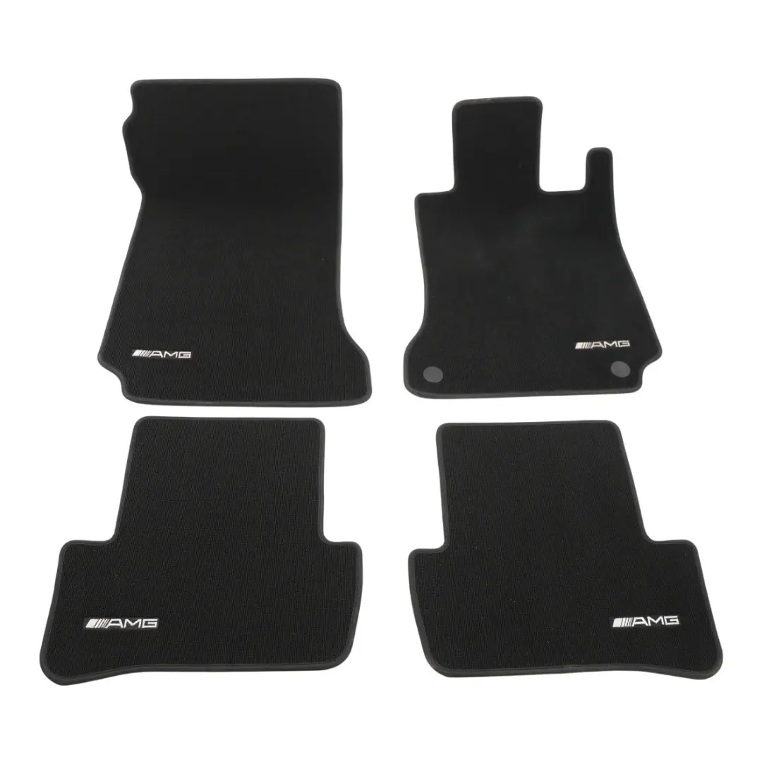 Mercedes W204 Floor Mat Kit Four Piece Set - SKU RHD-B66037203 - Part number B66037203