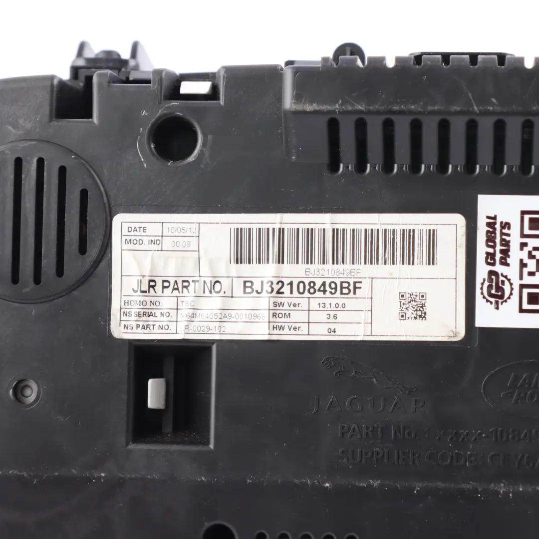 Range Rover Evoque L538 Diesel Automatic Speedometer Instrument - SKU RHD-BJ32-10849-BF - Part number BJ32-10849-BF