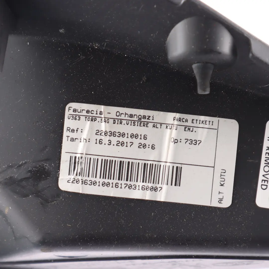 Mk8 Dashboard Dash Clusterhood Storage Tray Box to Ford Transit with Part number BK31-V06202-BCW Ford Transit Mk8 Dashboard Dash Clusterhood Storage Tray Box - SKU RHD-BK31-V06202-BCW - Part number BK31-V06202-BCW