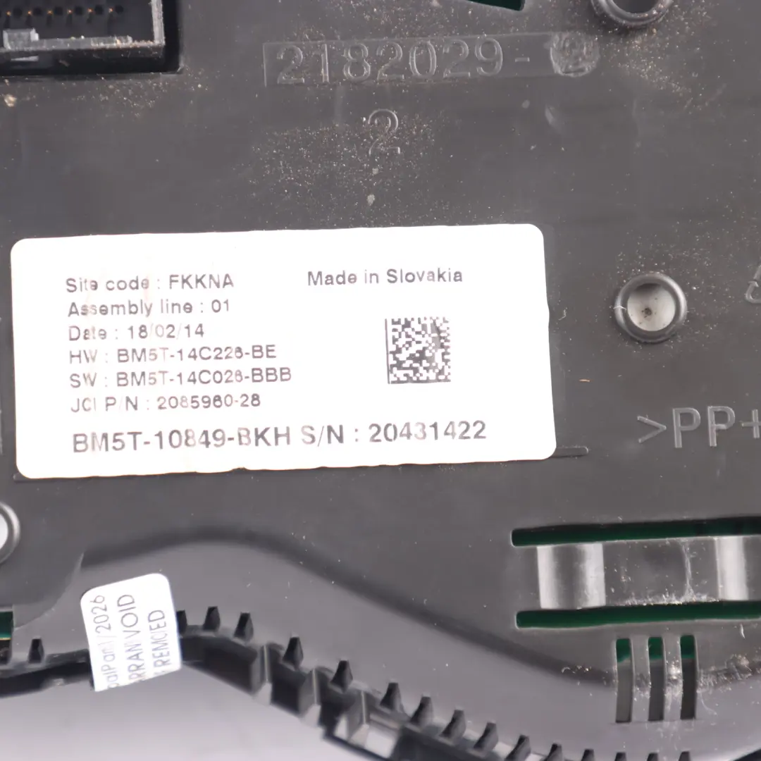 Ford Focus Mk3 Speedometer Speedo Clock Instrument Cluster Petrol - SKU RHD-BM5T-10849-BKH - Part number BM5T-10849-BKH