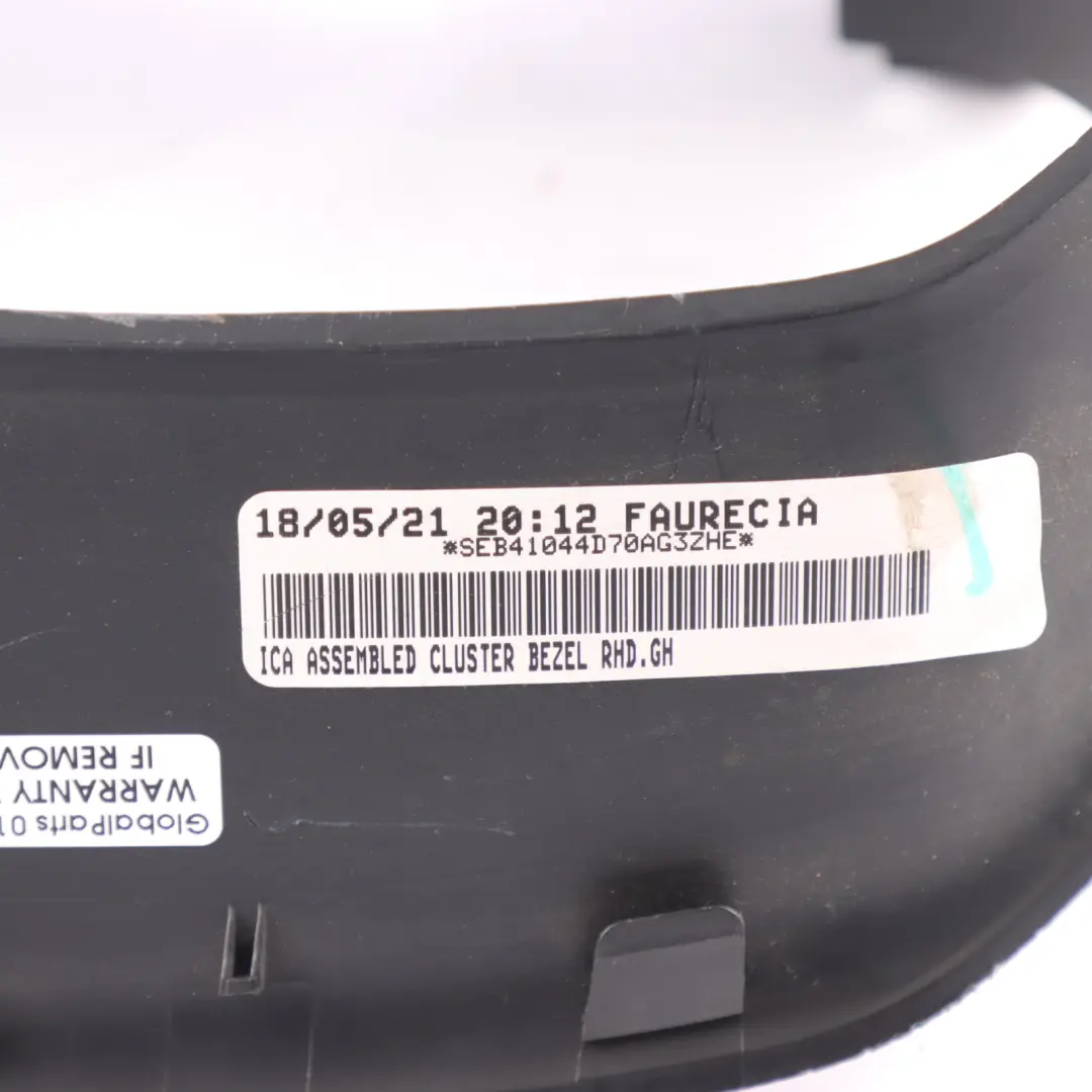 Ford Ranger Mk5 Instrument Cluster Speedometer Cover - SKU RHD-EB3B-41044D70-AEW - Part number EB3B-41044D70-AEW