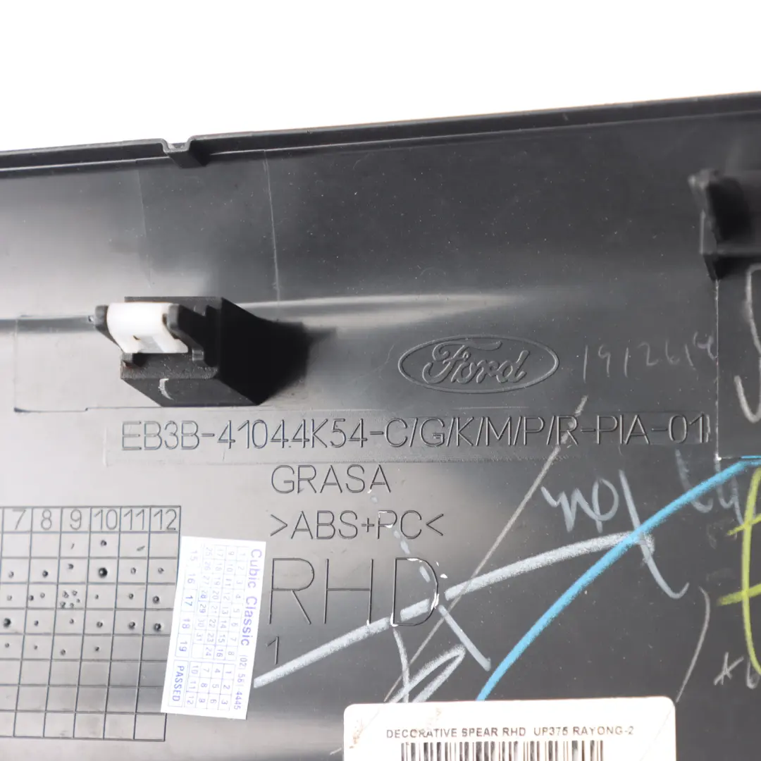 Ford Ranger Wildtrak Mk6 Dashboard Cover Panel Trim Left N/S - SKU RHD-EB3B-41044K54-MD - Part number EB3B-41044K54-MD