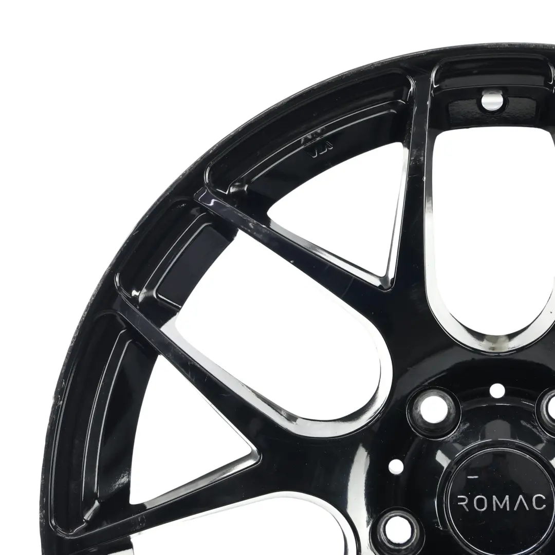 Romac Schwarz Glänzend Felge 18" 8.5J ET:44 für mit Teilenummer ROMAC-VIA-18 Romac Schwarz Glänzend Felge 18" 8.5J ET:44 - SKU ROMAC-VIA-18-6 - Teilenummer ROMAC-VIA-18