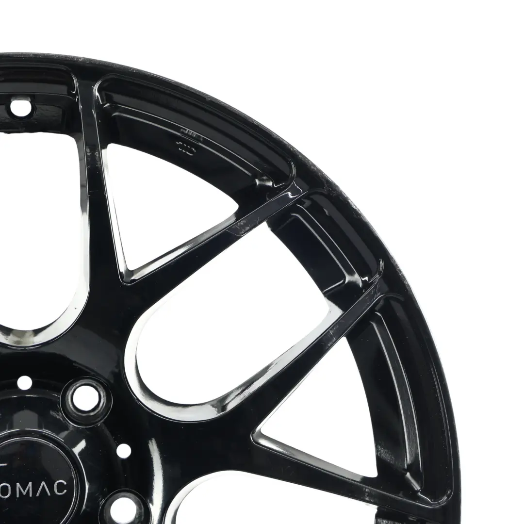  Romac Black Glossy Wheel Alloy Rim 18" 8.5J ET:44 - SKU ROMAC-VIA-18-6 - Part number ROMAC-VIA-18