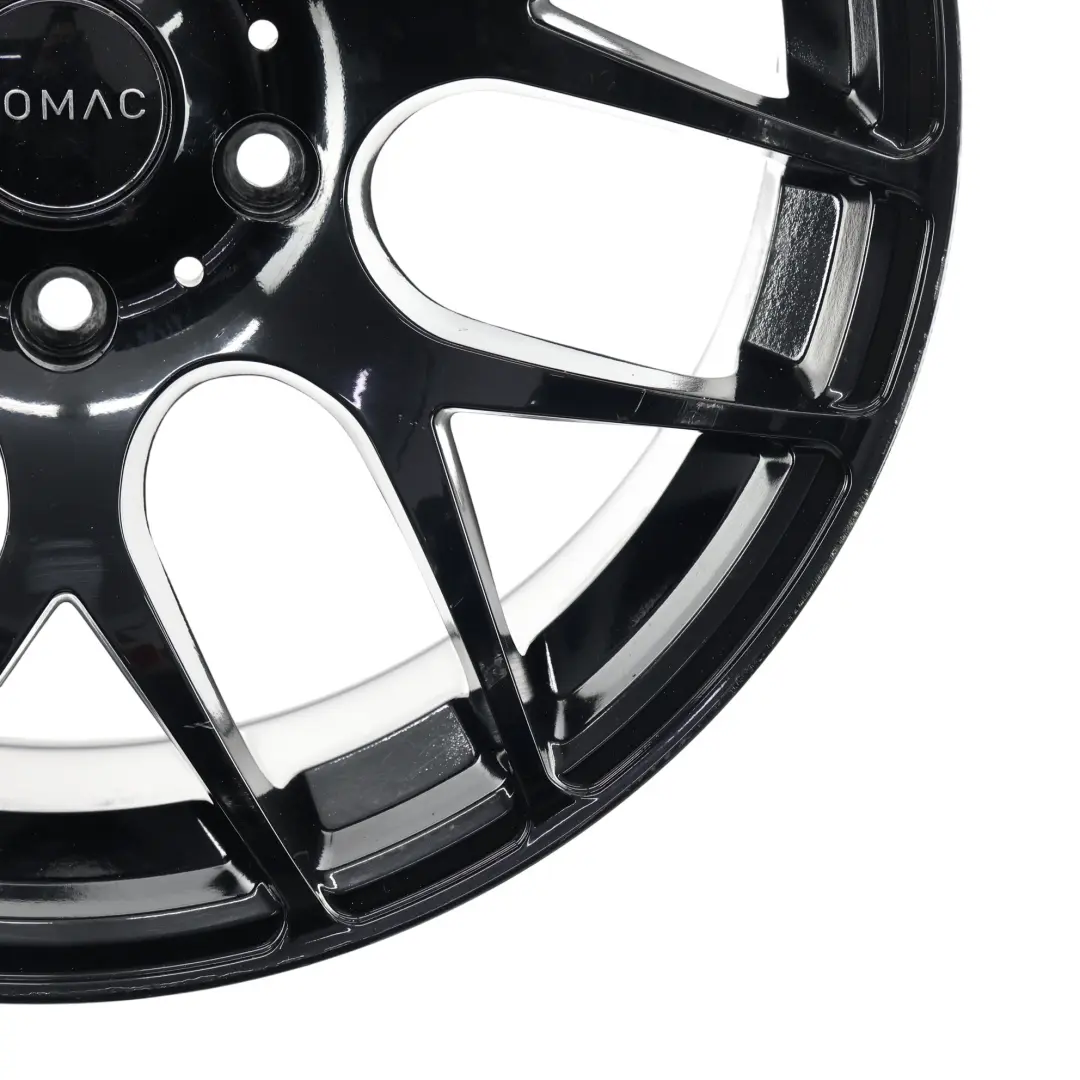  Romac Schwarz Glänzend Felge 18" 8.5J ET:44 - SKU ROMAC-VIA-18-6 - Teilenummer ROMAC-VIA-18