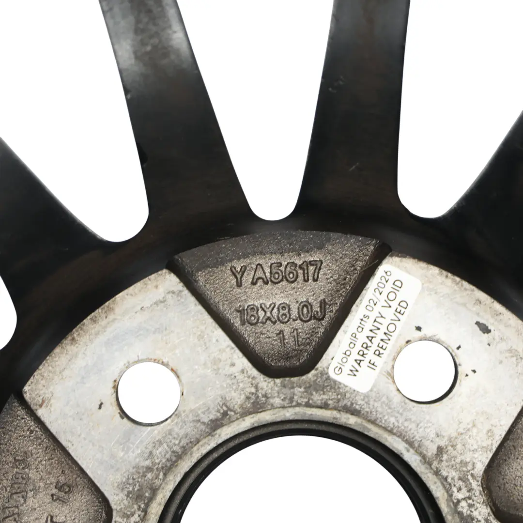 Alloy Rim Semi Forged VIA 18" 8.0J ET:15 15 Spoke YA5617 to Black Wheel with Part number SEMI-FORGED-VIA-18 Black Wheel Alloy Rim Semi Forged VIA 18" 8.0J ET:15 15 Spoke YA5617 - SKU SEMI-FORGED-VIA-18-1 - Part number SEMI-FORGED-VIA-18