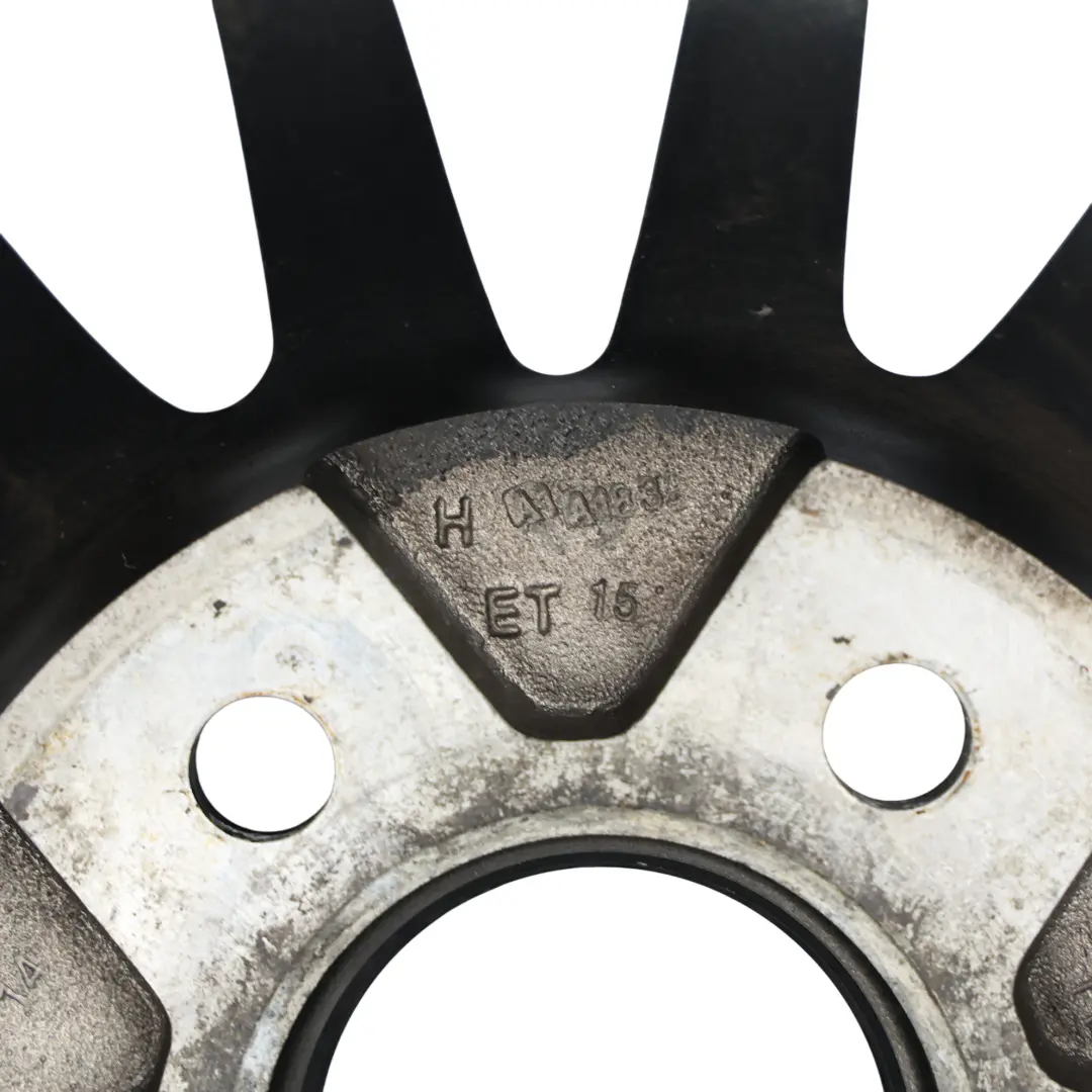 Black Wheel Alloy Rim Semi Forged VIA 18" 8.0J ET:15 15 Spoke YA5617 - SKU SEMI-FORGED-VIA-18-1 - Part number SEMI-FORGED-VIA-18