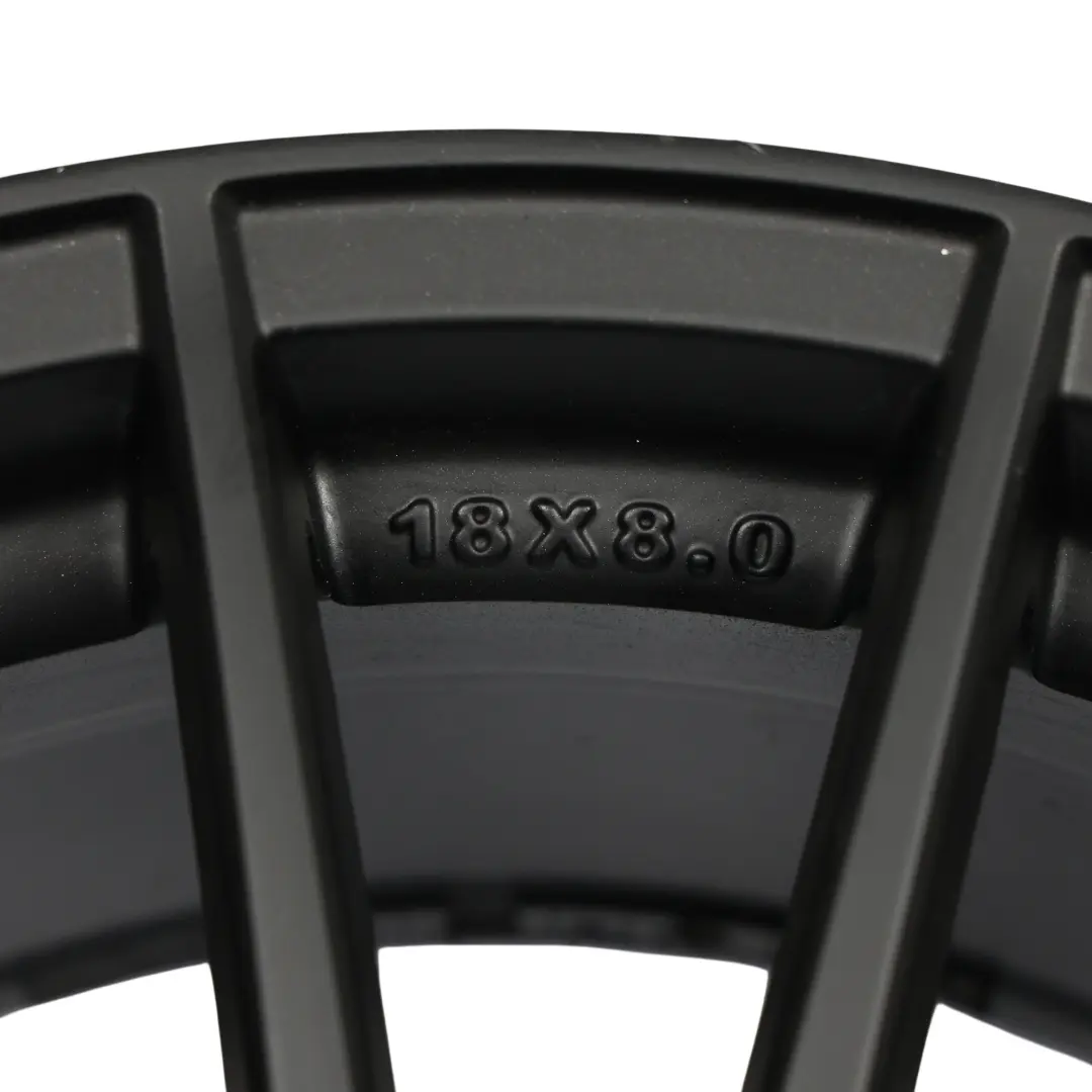  Jante En Alliage Noir Semi-Forgée VIA 18" 8.0J ET:15 15 Rayons YA5617 - SKU SEMI-FORGED-VIA-18-1 - Numéro de pièce SEMI-FORGED-VIA-18