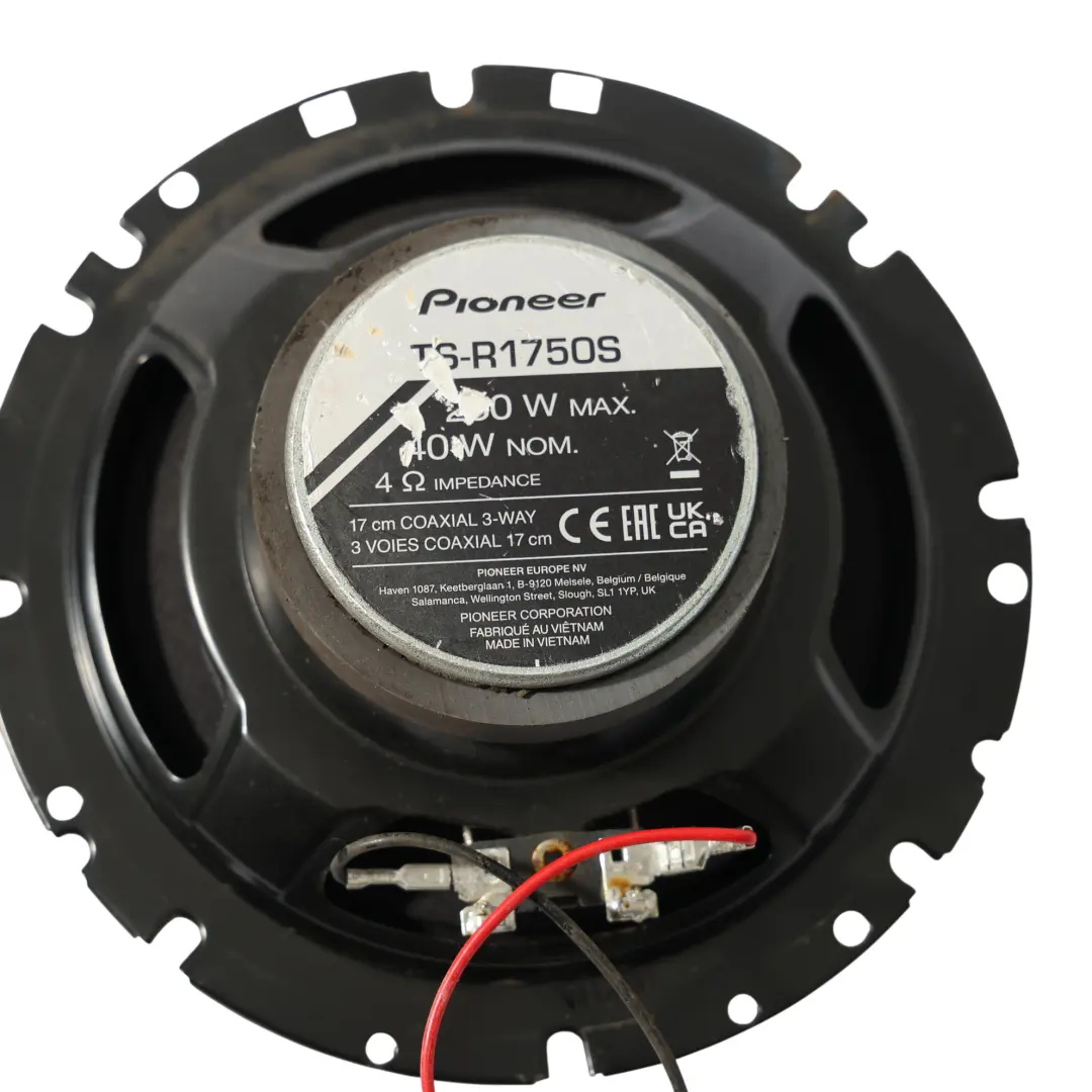  Pioneer Głośniki Samochodowe Audio Stereo 3-drożne - SKU TS-R1750S - Numer Części TS-R1750S
