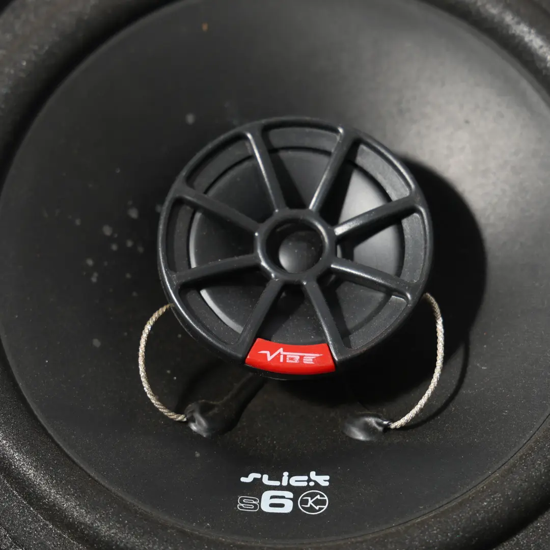 Slick S6 Set Di Altoparlanti Stereo Coassiali Originali Tweeter 6,5" 240W per VIBE con numero di parte VIBE-SLICK6 VIBE Slick S6 Set Di Altoparlanti Stereo Coassiali Originali Tweeter 6,5" 240W - SKU VIBE-SLICK6 - Numero di parte VIBE-SLICK6
