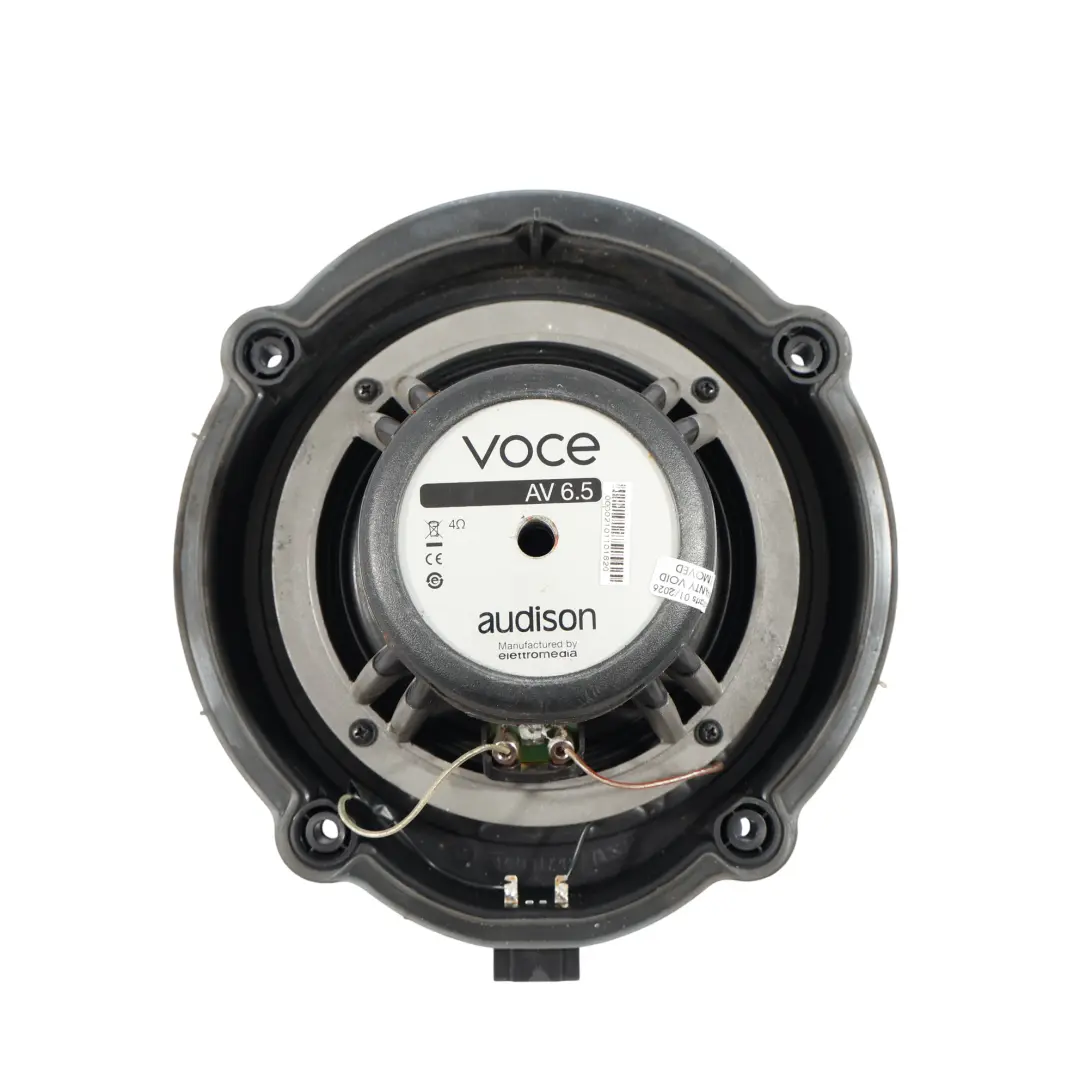  Audison Voce AV 6.5 Audio Speaker Stereo Loudspeaker Woofer 2x 100W 6,5" - SKU VOCEAV65-1 - Part number VOCEAV65