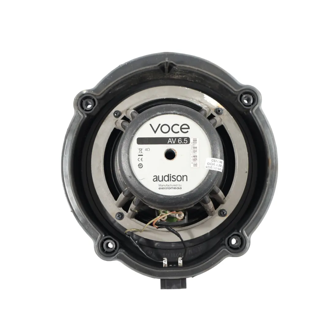 Audison Voce AV 6.5 Haut-Parleur Stéréo Woofer 2x 100W 6,5" pour à propos du numéro de pièce VOCEAV65 Audison Voce AV 6.5 Haut-Parleur Stéréo Woofer 2x 100W 6,5" - SKU VOCEAV65-1 - Numéro de pièce VOCEAV65