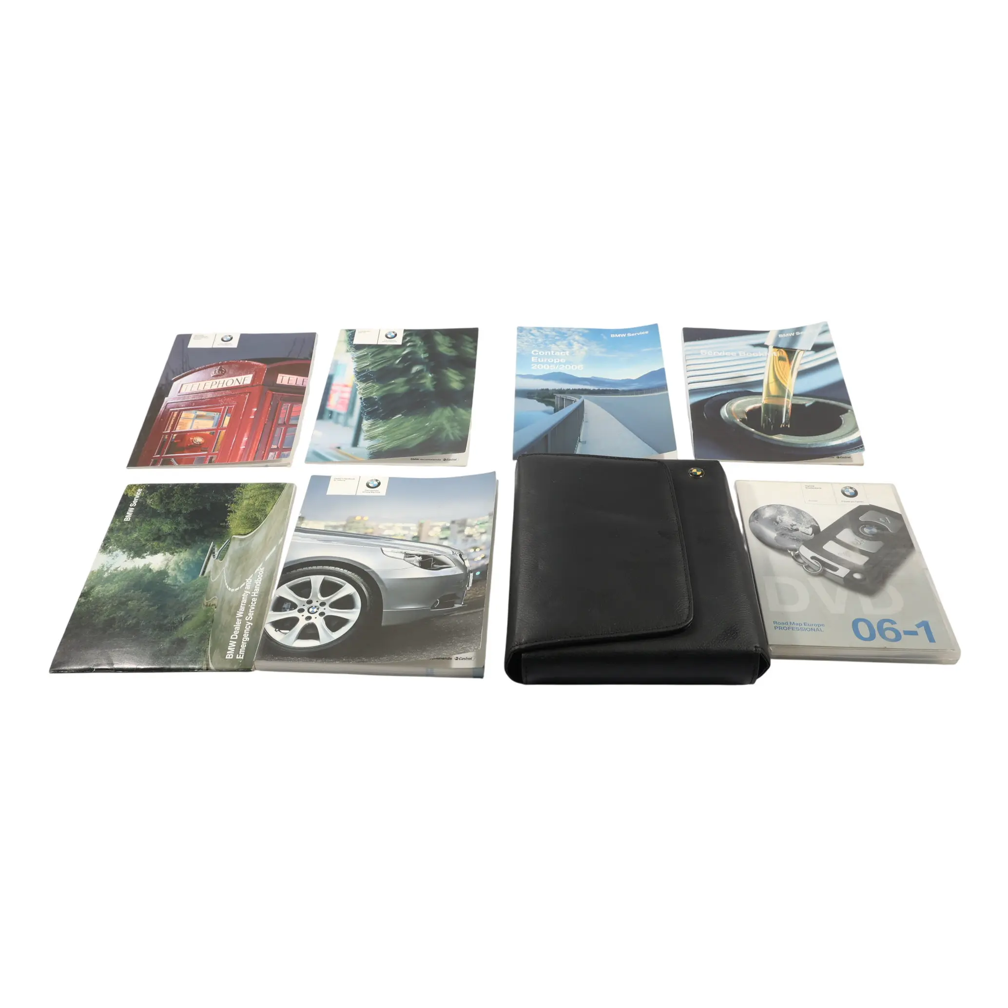 BMW E60 E61 Książka Serwisowa Instrukcja Użytkowania Etui 0012182