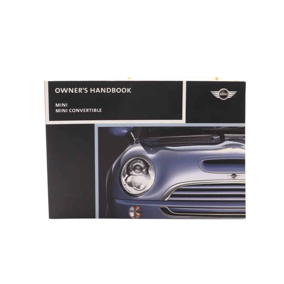 Mini Cooper R50 R53 One Service Booklet Owner Handbook Book Pouch Case - SKU 0012939-3 - Part number 0012939