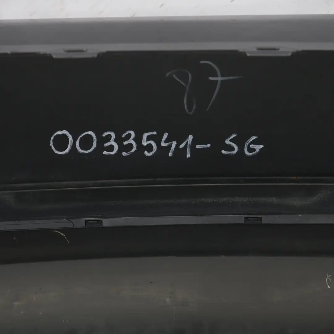 Bumper PDC Sparkling Graphite Metallic - A22 to BMW E90 M Sport Rear with Part number 0033541 BMW E90 M Sport Rear Bumper PDC Sparkling Graphite Metallic - A22 - SKU 0033541-SG - Part number 0033541