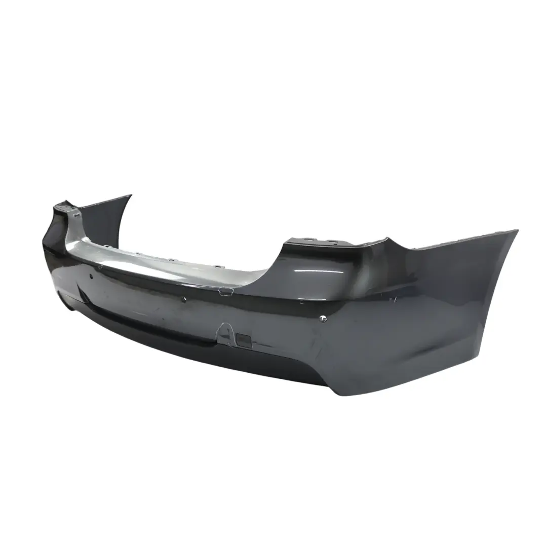 Bumper PDC Sparkling Graphite Metallic - A22 to BMW E90 M Sport Rear with Part number 0033541 BMW E90 M Sport Rear Bumper PDC Sparkling Graphite Metallic - A22 - SKU 0033541-SG - Part number 0033541