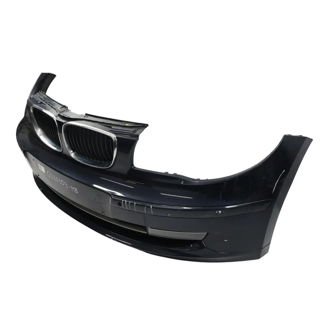 BMW E81 E87 LCI Zderzak Przedni PDC Monacoblau Niebieski Metalik - A35 - SKU 0035909-MB - Numer Części 0035909