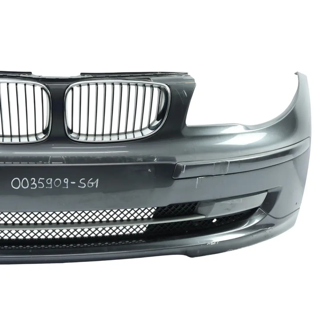 BMW E81 E87 LCI Zderzak Przedni Sparkling Graphite Metallic - A22 - SKU 0035909-SG1 - Numer Części 0035909