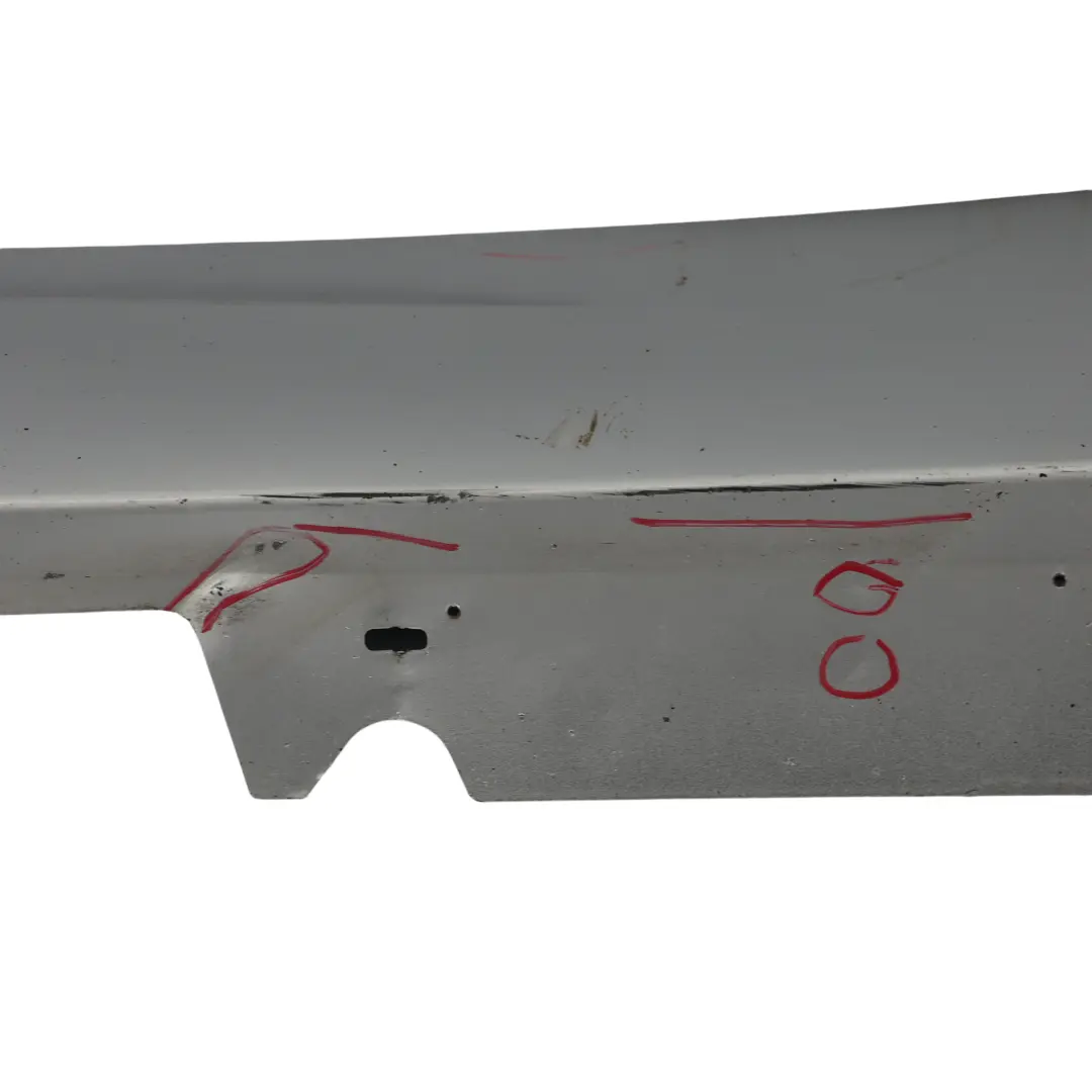 BMW E90 E91 LCI Schwellerleiste Blende Schweller links Titansilber Silber - 354 - SKU 0037059-TS - Teilenummer 0037059