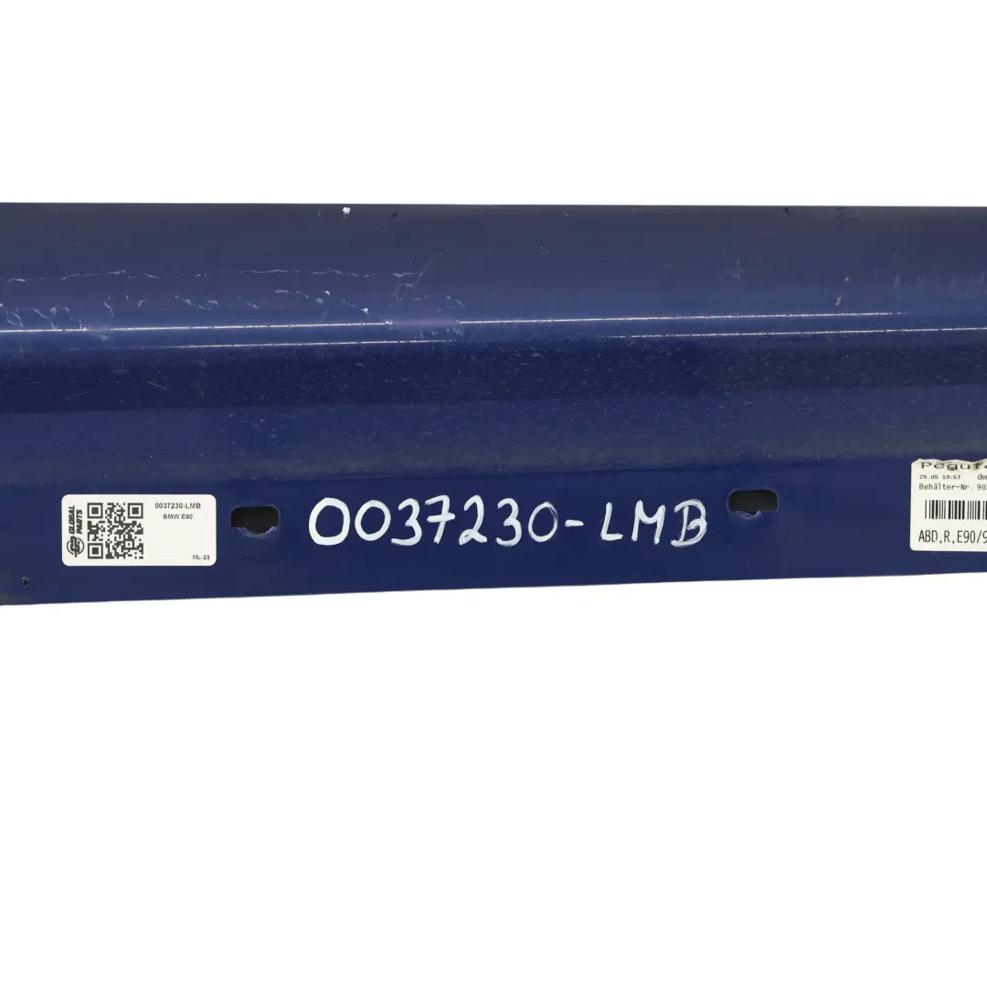 Bas de Porte Seuil Droite le Mans Bleu 381 pour BMW E90 E91 LCI M Sport à propos du numéro de pièce 0037230 BMW E90 E91 LCI M Sport Bas de Porte Seuil Droite le Mans Bleu 381 - SKU 0037230-LMB - Numéro de pièce 0037230