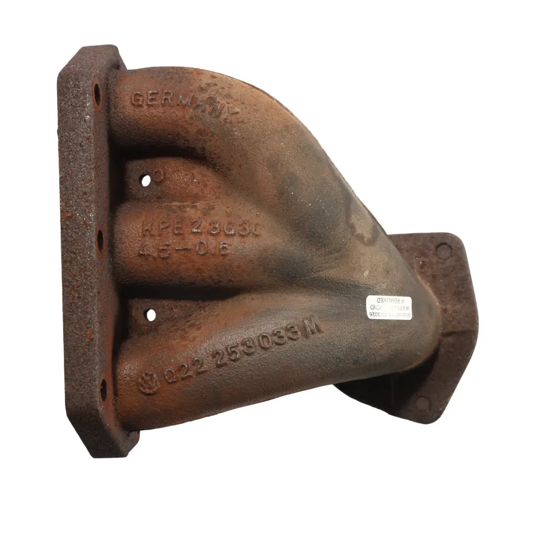 Audi TT 8N 3.2 VR6 Colector Escape Tubo Cil. 1-3 - SKU 022253033M - Número de pieza 022253033M