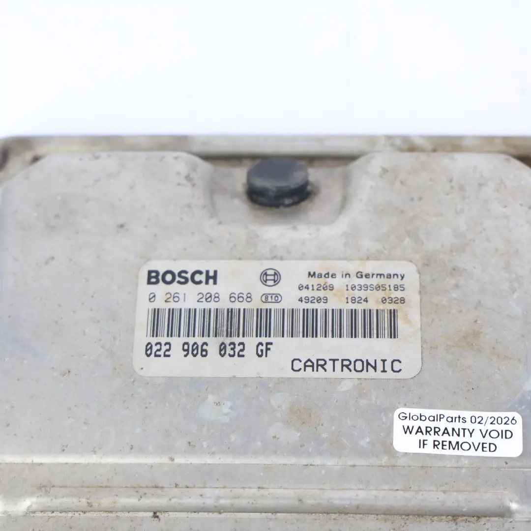 022Y 250HP Engine Control ECU Kit Automatic to Porsche Cayenne 9PA 3.2 with Part number 022906032GF Porsche Cayenne 9PA 3.2 022Y 250HP Engine Control ECU Kit Automatic - SKU 022906032GF-1 - Part number 022906032GF