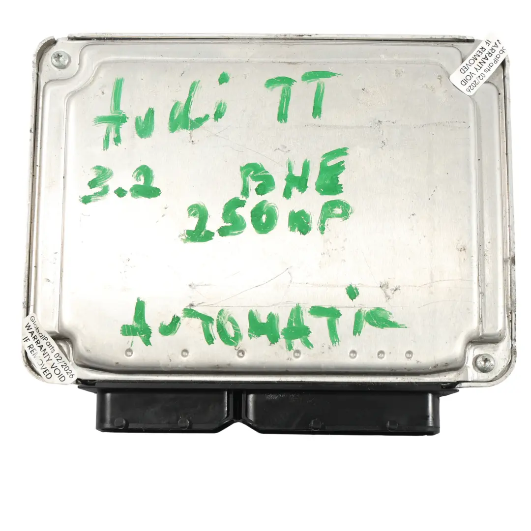 8N 3.2 FSI BHE Quattro 250HP Engine Control ECU Automatic to Audi TT with Part number 022906032DP Audi TT 8N 3.2 FSI BHE Quattro 250HP Engine Control ECU Automatic - SKU 022906032DP - Part number 022906032DP