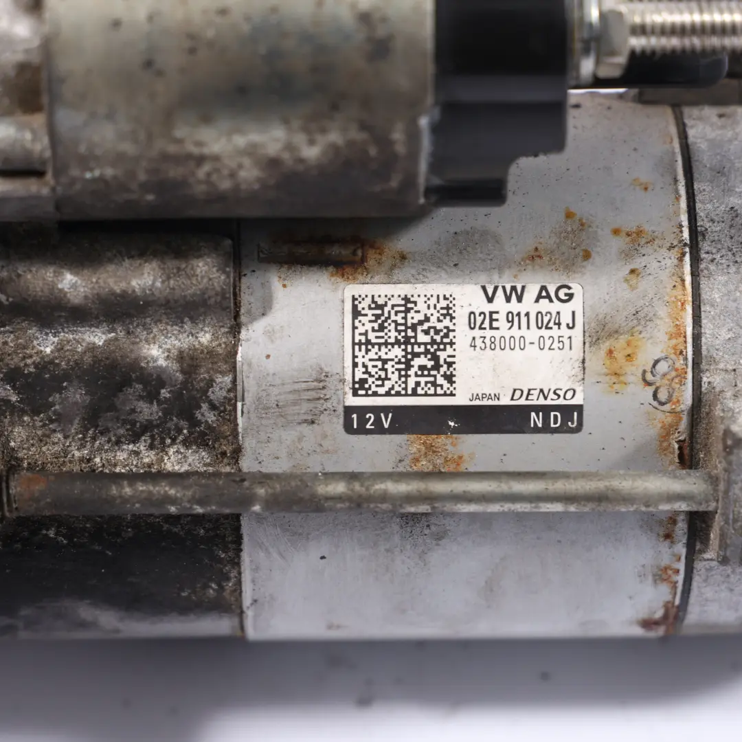 3V VW Golf Mk7 Motor Arranque 2.0 TDI CRLB para Skoda Superb con número de pieza 02E911024J Skoda Superb 3V VW Golf Mk7 Motor Arranque 2.0 TDI CRLB - SKU 02E911024J - Número de pieza 02E911024J