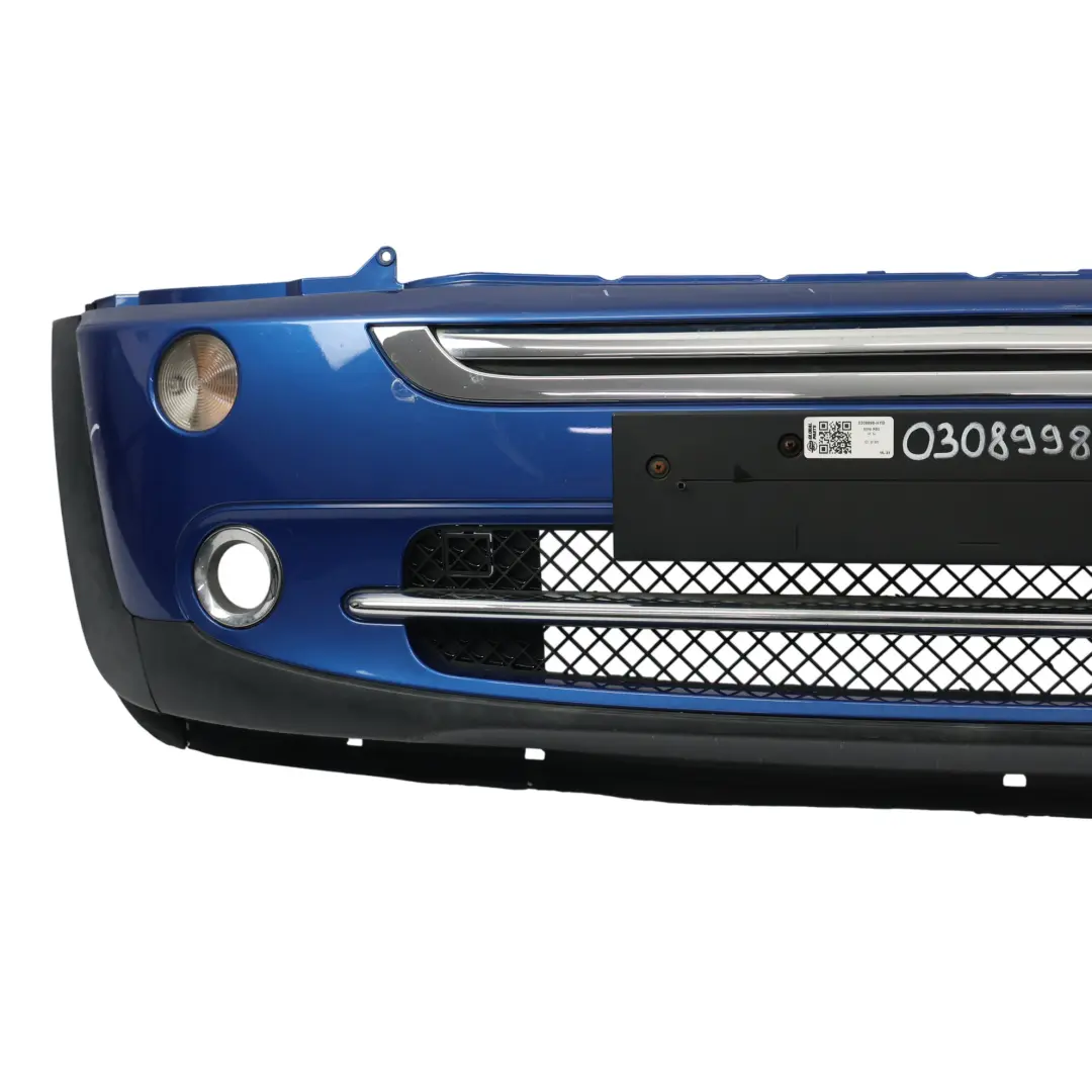 Mini R50 R52 Parachoques Delantero Embellecedor Hyper Blue Azul Metallic - A28 - SKU 0308998-HYB - Número de pieza 0308998