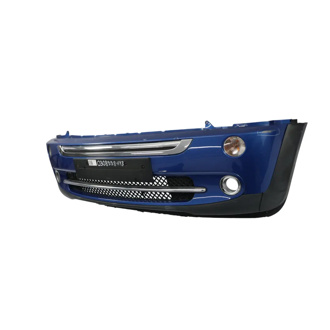 Frontstoßstange Verkleidung Hyper Blue Metallic Blau - A28 für Mini R50 R52 mit Teilenummer 0308998 Mini R50 R52 Frontstoßstange Verkleidung Hyper Blue Metallic Blau - A28 - SKU 0308998-HYB - Teilenummer 0308998