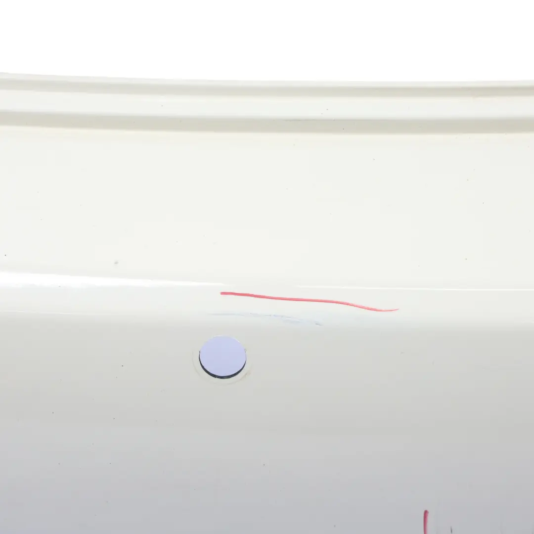 Mini R50 Rear Bumper Trim Panel PDC Holes Pepper White - 850 - SKU 0393504-PW - Part number 0393504