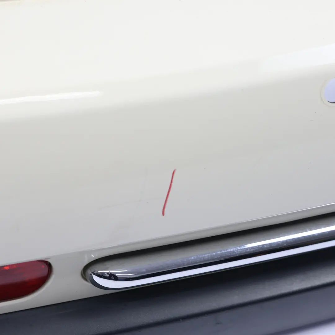 Mini R50 Paragolpes Trasero Panel PDC Agujeros Pepper White Blanco - 850 - SKU 0393504-PW - Número de pieza 0393504