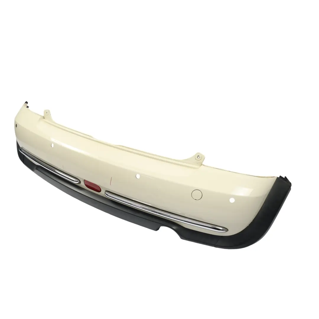 Mini R50 Paragolpes Trasero Panel PDC Agujeros Pepper White Blanco - 850 - SKU 0393504-PW - Número de pieza 0393504