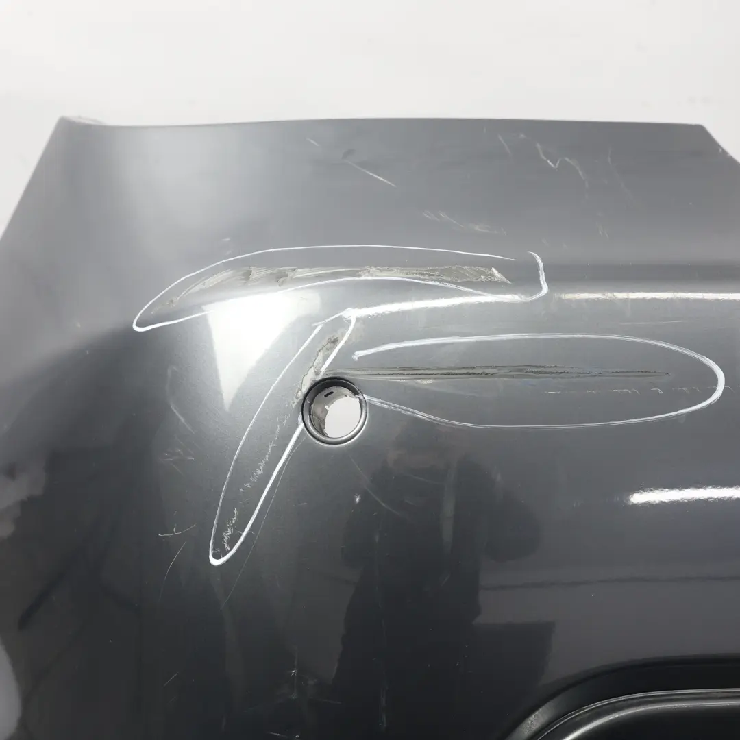 BMW E60 M-Pakiet Tylny Zderzak PDC Szary Platingrau Metallic A68 - SKU 0394707-PG - Numer Części 0394707