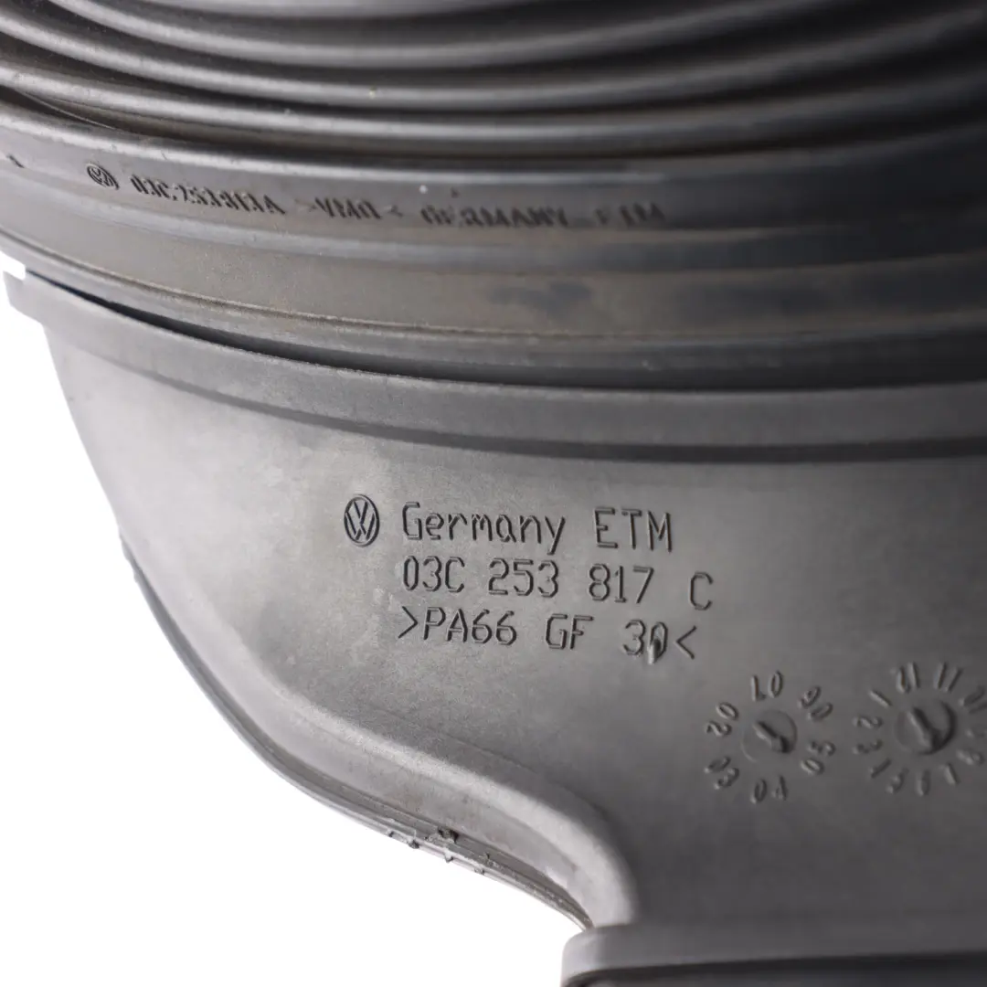 VW Golf Mk5 Audi A3 8P Air Intake Hose Pipe Line 1.6 FSI - SKU 03C253817C - Part number 03C253817C