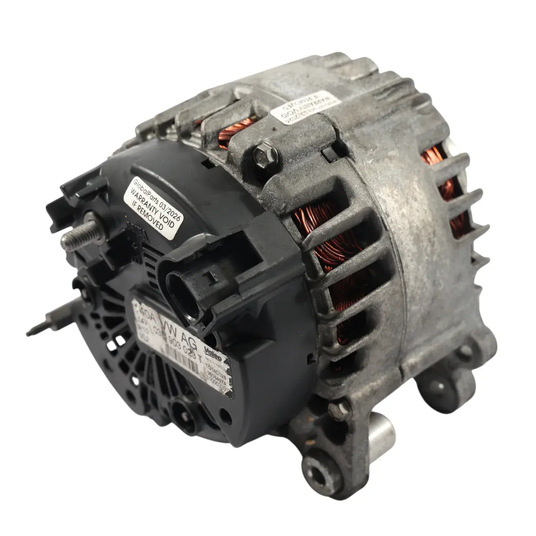 Alternador Generador 1.4 TFSI Motor para Audi A1 8X A3 8P VW Passat B7 con número de pieza 03C903023T Audi A1 8X A3 8P VW Passat B7 Alternador Generador 1.4 TFSI Motor - SKU 03C903023T - Número de pieza 03C903023T