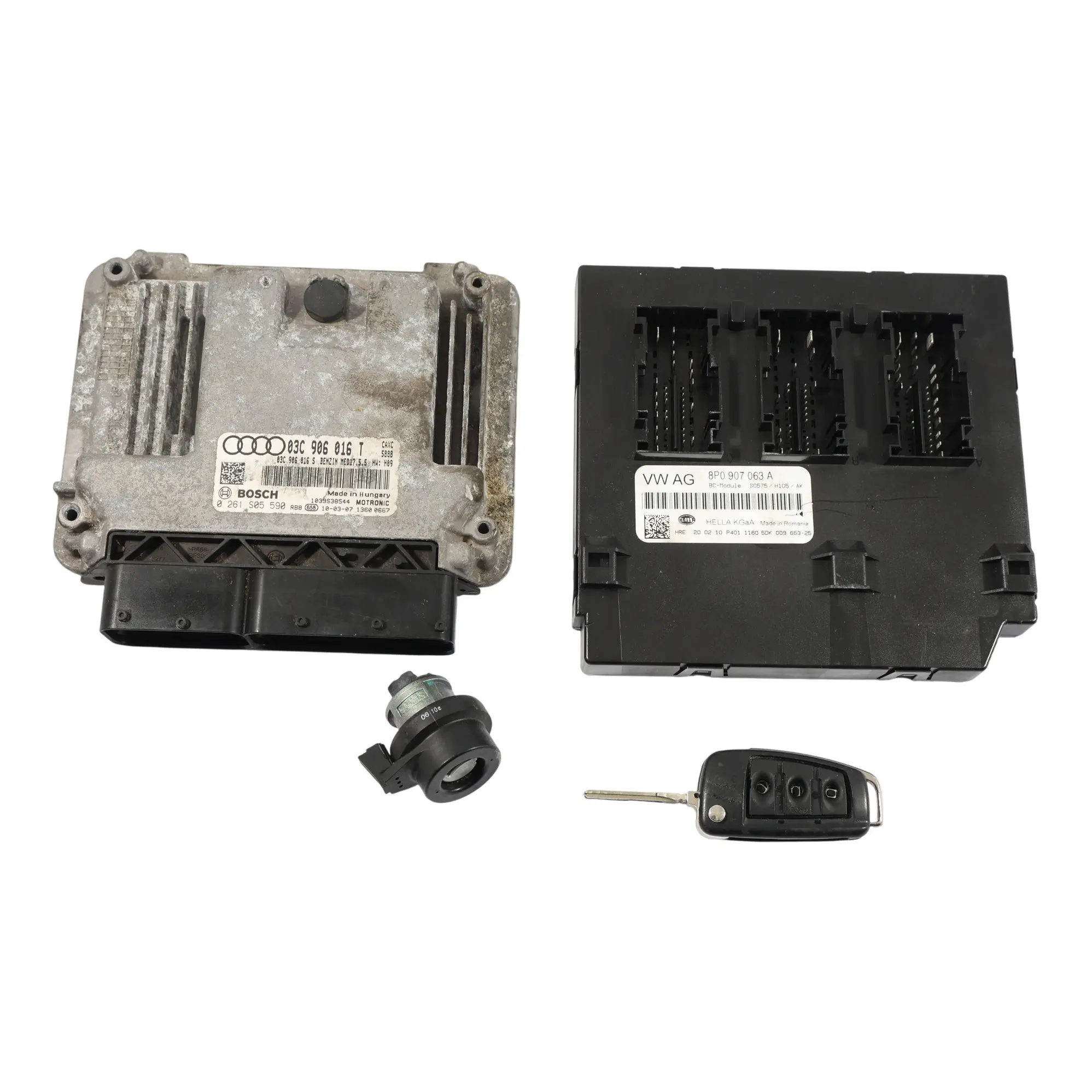 Audi A3 8P 1.4 TFSI CAXC 125CH Kit Calculateur Moteur ECU 03C906016T Automatique