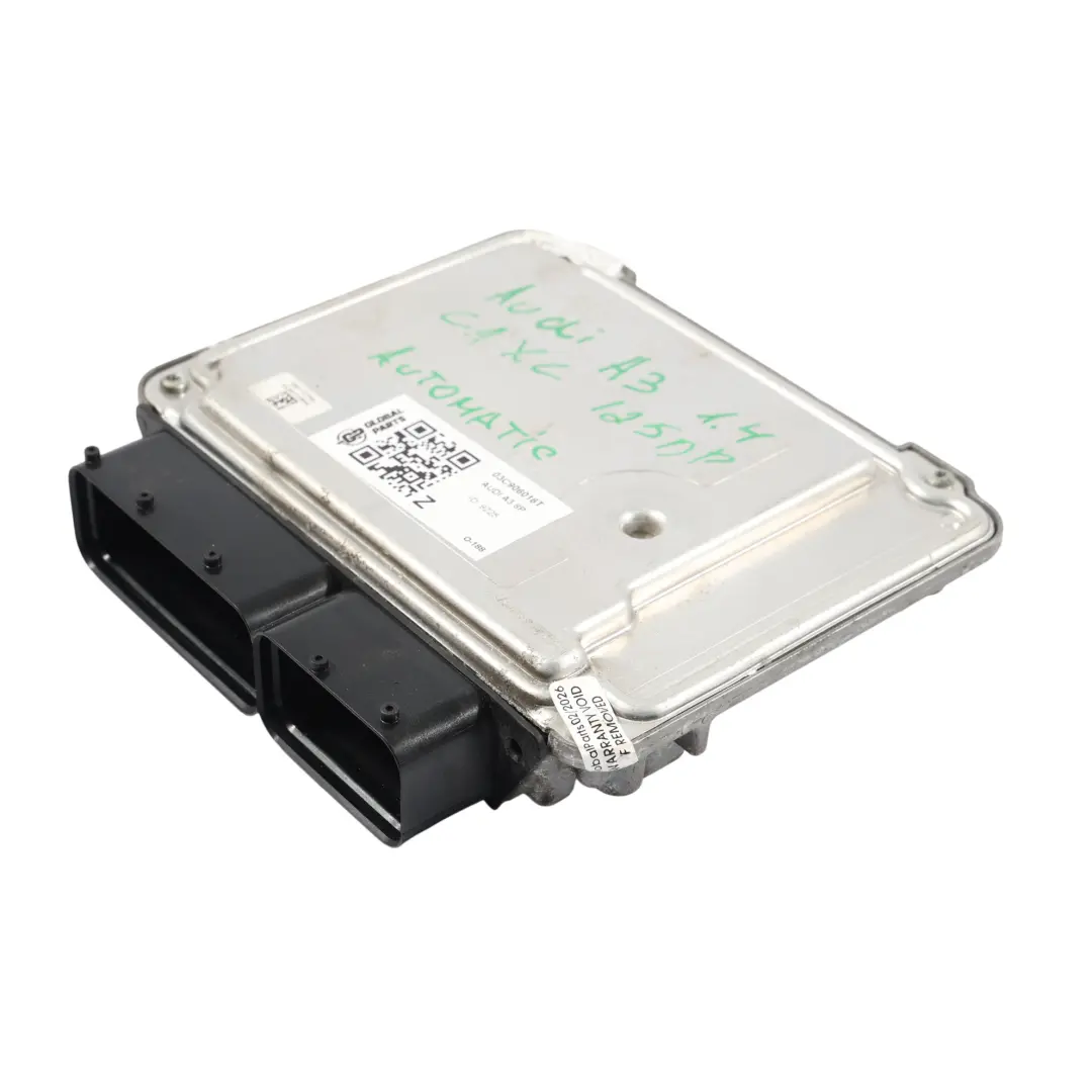 CAXC 125HP Engine Control Unit ECU Kit Automatic to Audi A3 8P 1.4 TFSI with Part number 03C906016T Audi A3 8P 1.4 TFSI CAXC 125HP Engine Control Unit ECU Kit Automatic - SKU 03C906016T - Part number 03C906016T