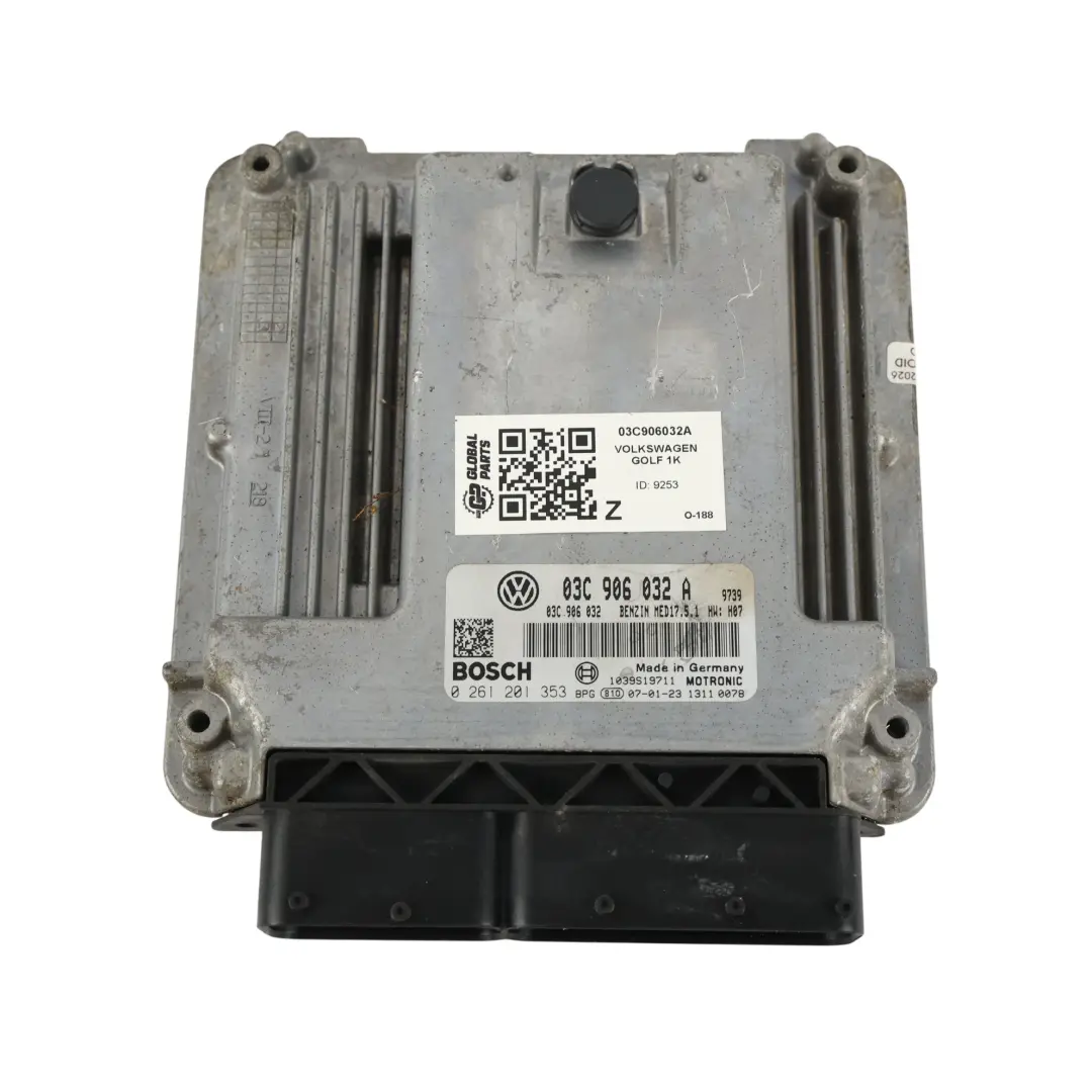 Mk5 1.4 TSI BLG 170HP Motor Steuer ECU Kit Manuelles für Volkswagen Golf mit Teilenummer 03C906032A Volkswagen Golf Mk5 1.4 TSI BLG 170HP Motor Steuer ECU Kit Manuelles - SKU 03C906032A - Teilenummer 03C906032A