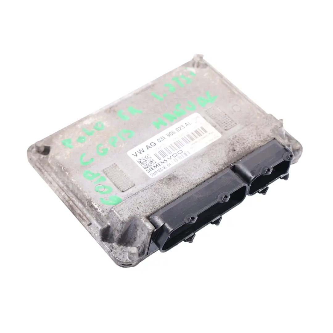 Volkswagen Polo 6R 1.2 MPI CGPB 60HP Kit Controllo Motore Manuale - SKU 03E906023AL-2 - Numero di parte 03E906023AL