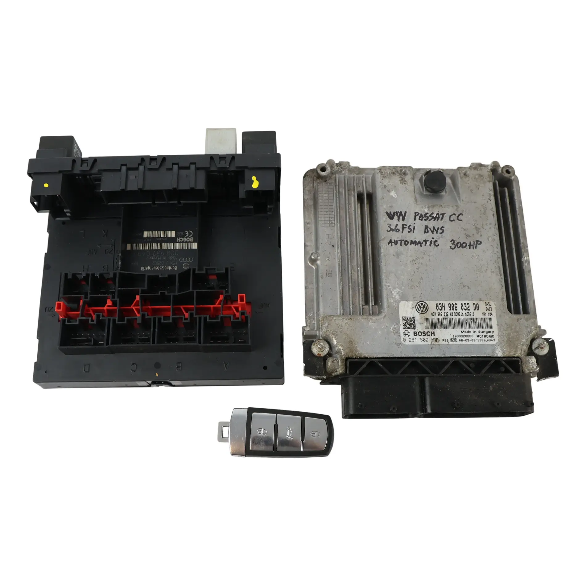 Volkswagen Passat CC 3.6FSI BWS 300HP Unidad Motor Kit ECU 03H906032DQ Automátic