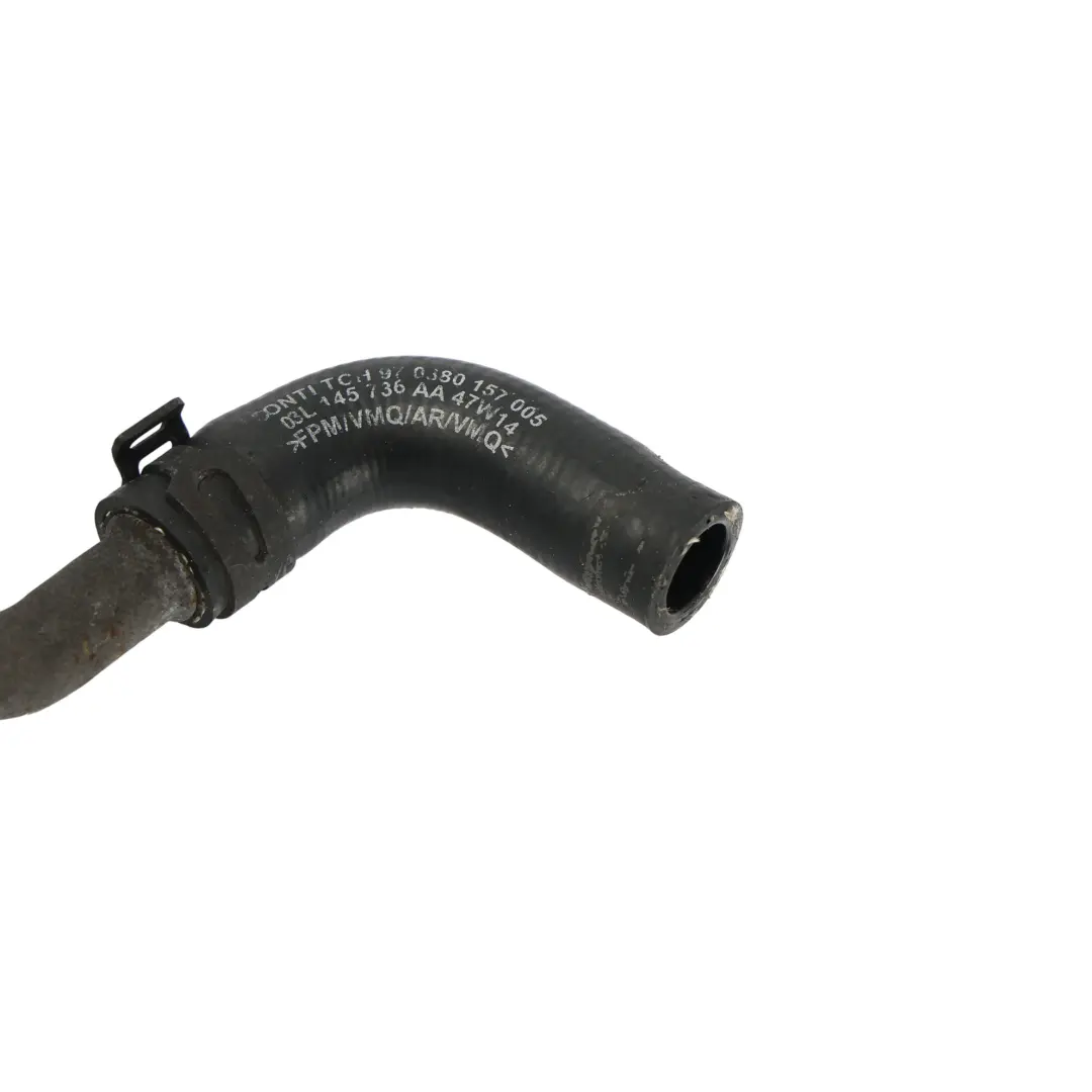 Audi A4 S4 B8 A5 8T Turbocharger Oil Return Pressure Line 2.0 TDI - SKU 03L145736AA - Part number 03L145736AA