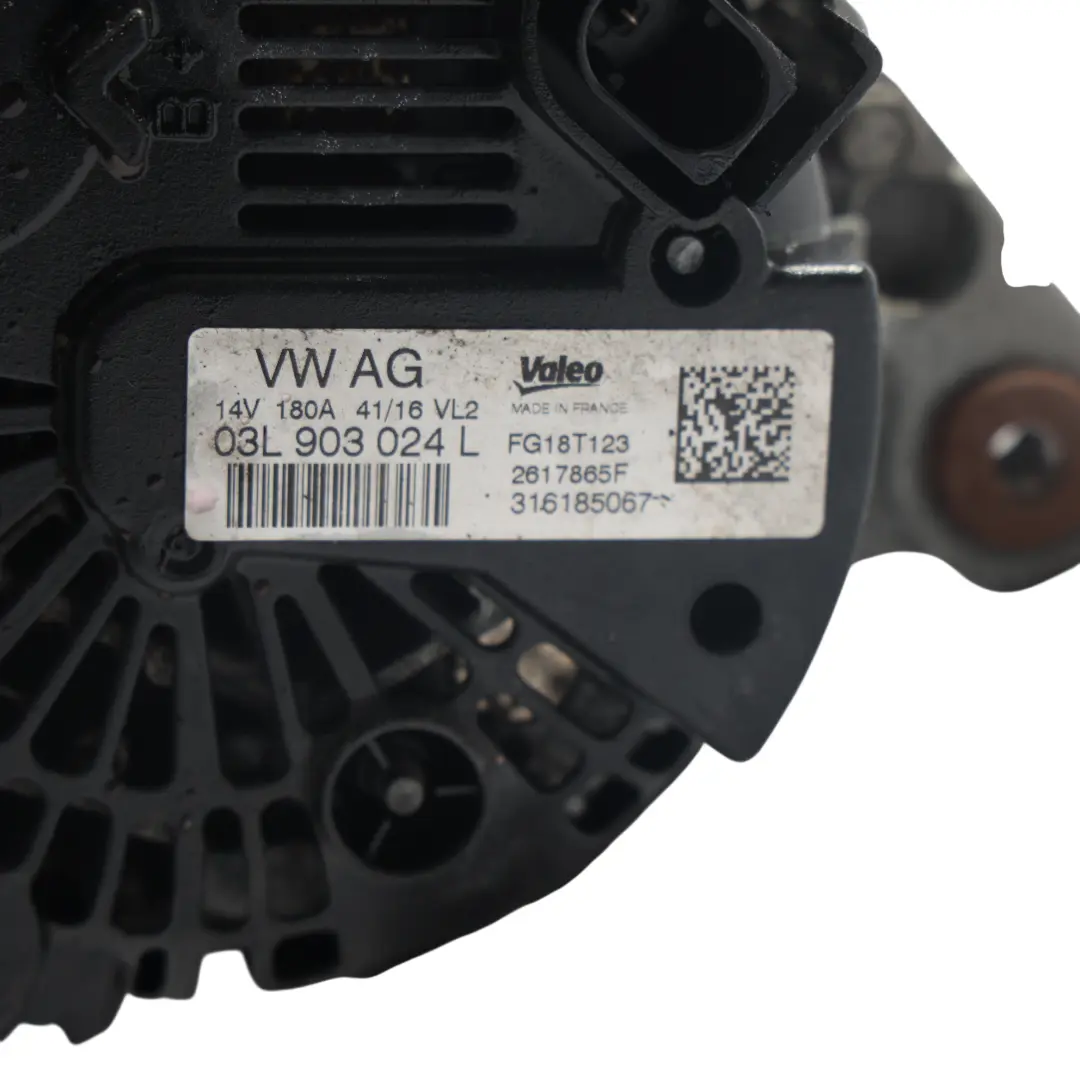 Skoda Octavia Mk3 5E Alternator 14V 180A CUNA Diesel 03L903024M - SKU 03L903024L - Numer Części 03L903024L
