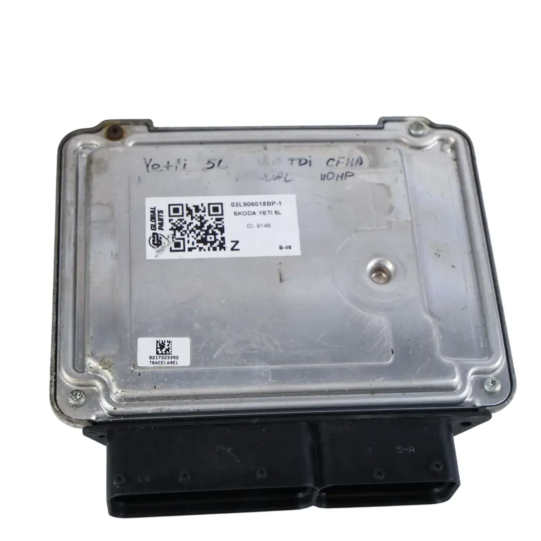 Mk1 2.0 TDI 110HP CFHA Unidad Control Motor ECU Manual para Skoda Yeti con número de pieza 03L906018BP Skoda Yeti Mk1 2.0 TDI 110HP CFHA Unidad Control Motor ECU Manual - SKU 03L906018BP-1 - Número de pieza 03L906018BP