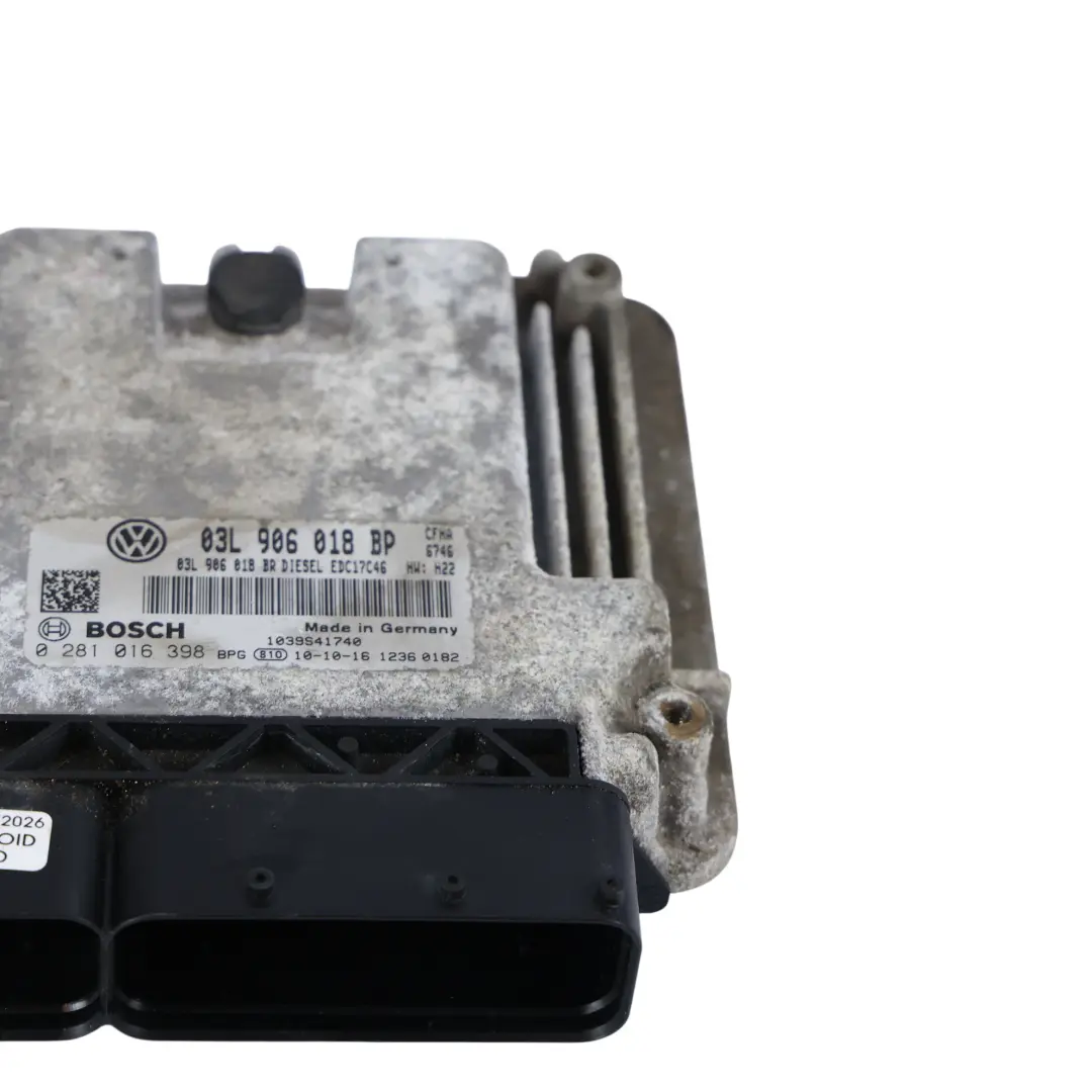 Mk1 2.0 TDI 110HP CFHA Centralina Motore Manuale per Skoda Yeti con numero di parte 03L906018BP Skoda Yeti Mk1 2.0 TDI 110HP CFHA Centralina Motore Manuale - SKU 03L906018BP-1 - Numero di parte 03L906018BP