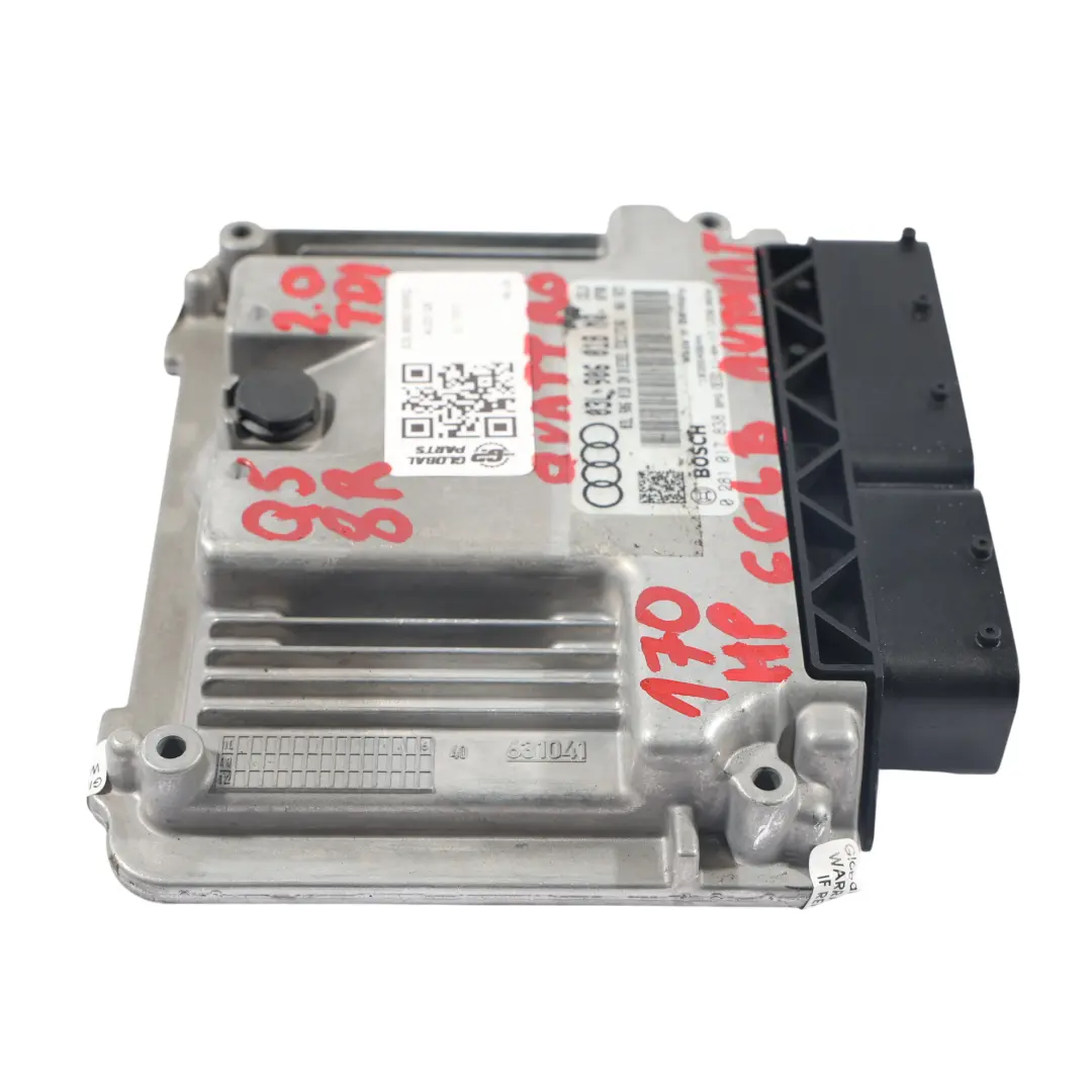 Audi Q5 8R CGLB 2.0 TDI 170HP Quattro Engine Control ECU Automatic - SKU 03L906018MQ - Part number 03L906018MQ