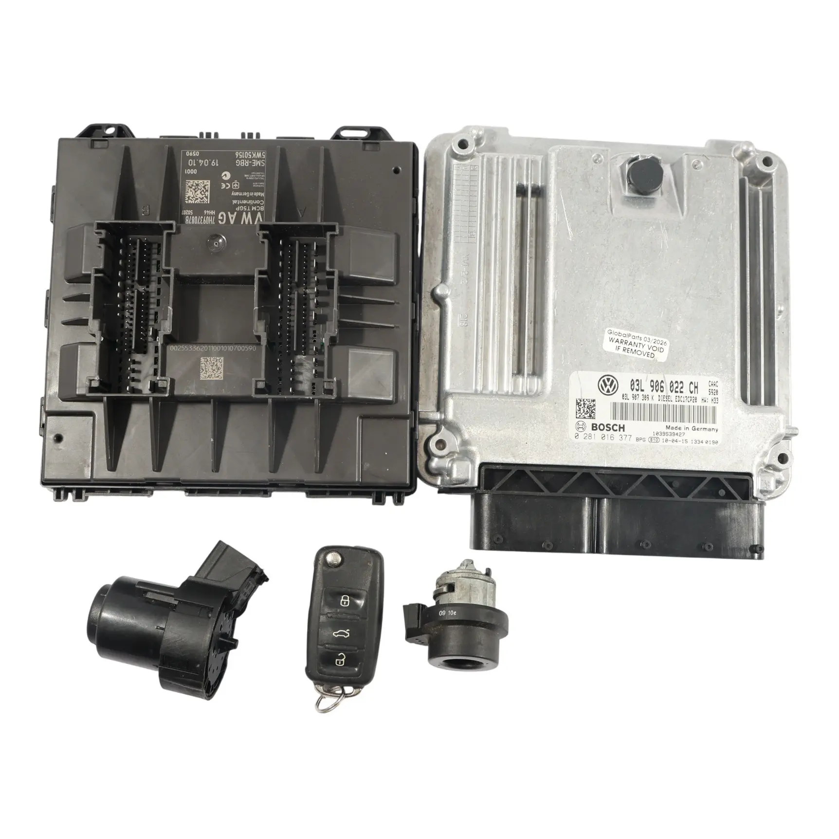 Volkswagen Transporter T5 2.0 TDI 140HP Diesel Kit Module ECU 03L906022CH